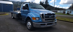 2015 Ford F650 21 Ft Chevron Steel bed